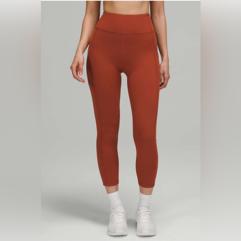 Lululemon Invigorate High-Rise Crop 23" Cayenne